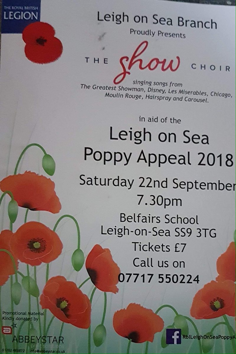 RBLWOS's tweet photo. @TheShowChoir @BelfairsAcademy @LeighOnSeacom @LoveLeighOnSea @leighwesleyMC https://t.co/VK9jvL3XWv