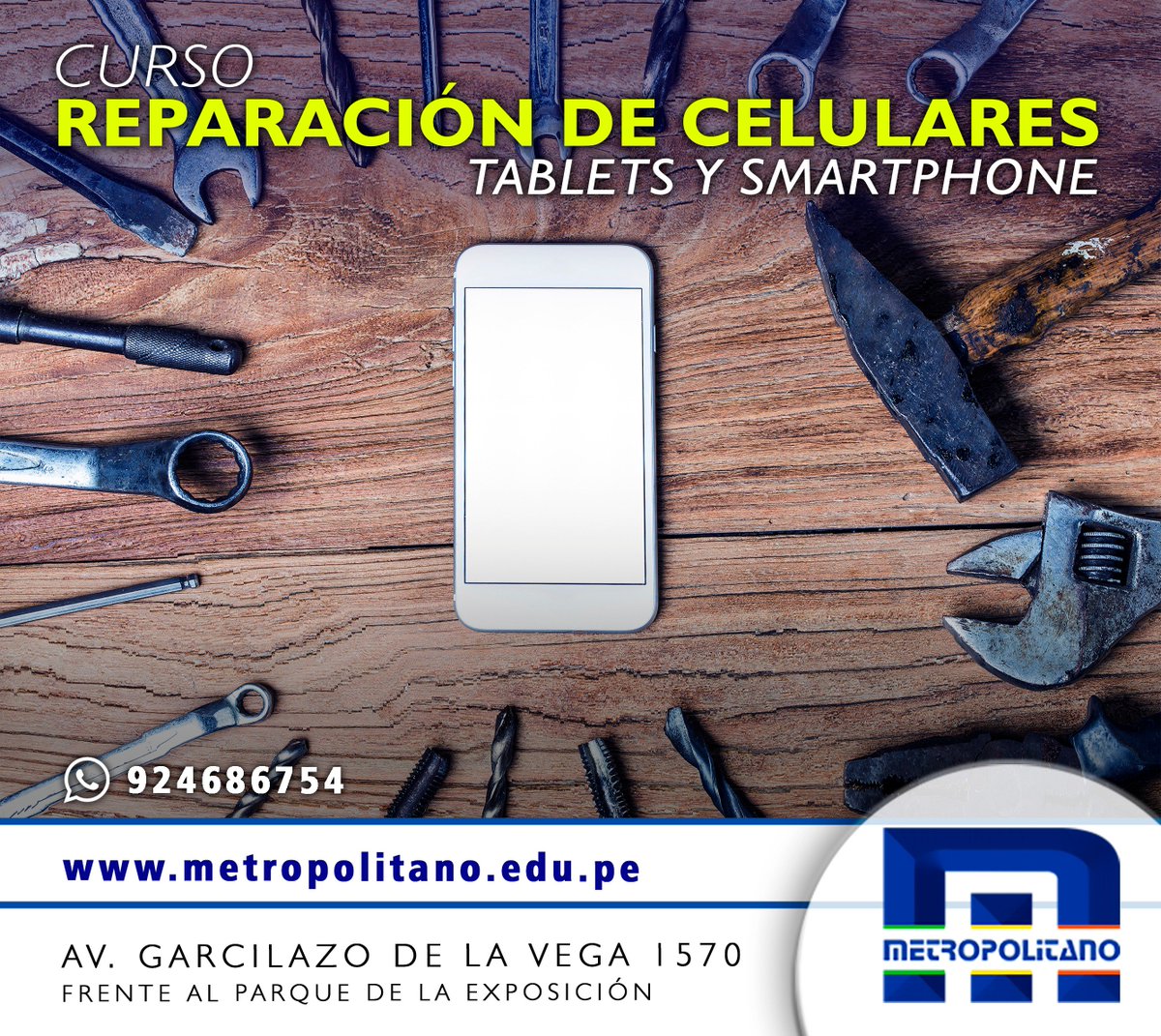 ist_metropol's tweet photo. REPARACIÓN DE CELULARES - TABLETS Y SMARTPHONE
Duración: 3 Meses

Contáctenos para más información:
Teléfono: 4247928 - 4234690
➡️ https://t.co/ha37g64jUn
📲 WhatsApp: 926324515 - 924686754 - 929816697

Échale un ojo al temario: https://t.co/SDGJROZRch https://t.co/XWLP3hg0z8