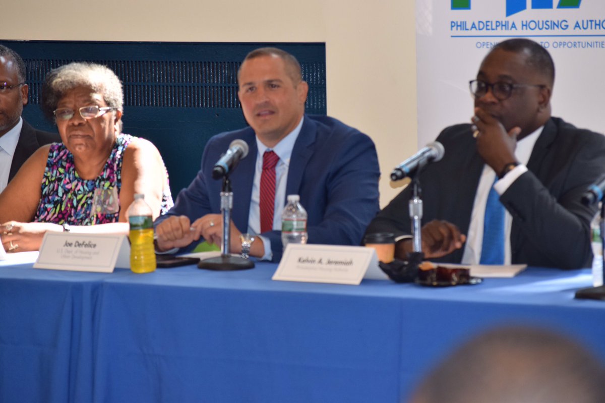HUDMidAtlantic's tweet photo. “Our focus is on the people inside the buildings. We are hear to listen and to learn.” -@JoeDeFeliceHUD #PhillyEnVisionCtr #HUDR3 https://t.co/wS8FD1tbow