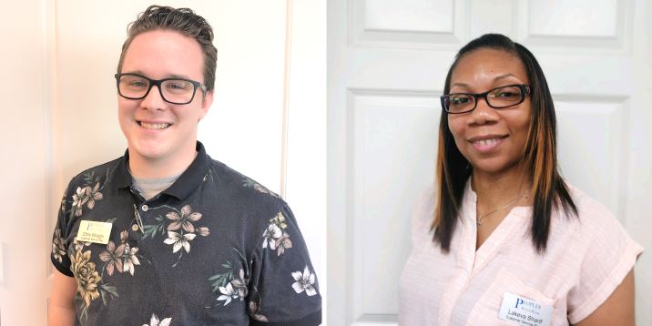 psbbiz's tweet photo. As PSB continues to grow we would like to introduce you to our two newest Customer Service Representative’s. Chris Wraight at our West Branch and Lakeva Sharif at the Main Branch. Stop in and meet them today! https://t.co/rlWRlzY4eT