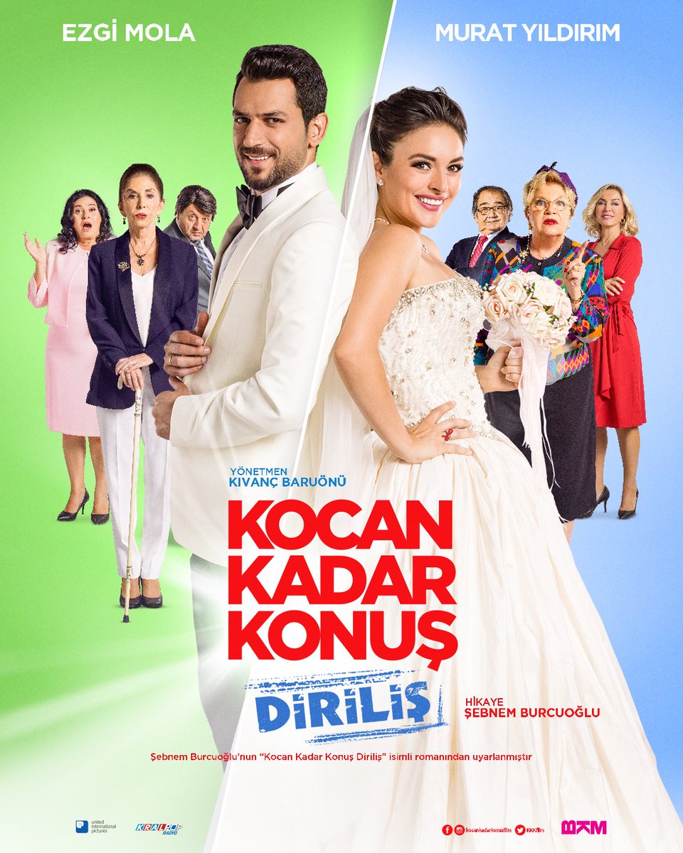Pazartesi zor geçiyor olabilir ama günü güzelleştirmek senin elinde 🤭🤔 Seri seri kahkaha için #KocanKadarKonuş serisi iTunes'ta 💍👰🏻 İster satın al, ister kirala! 

Kocan Kadar Konuş 👉🏻 apple.co/2KXGYL0
Kocan Kadar Konuş: Diriliş 👉🏻 apple.co/2miBw6J