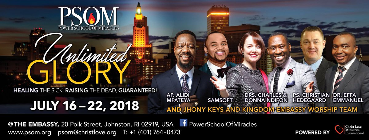 ApostleNdifon's tweet photo. Looking forward to seeing you all TODAY and marinate in the Unlimited Glory for a whole WEEK!!! https://t.co/JEnkwvBik7