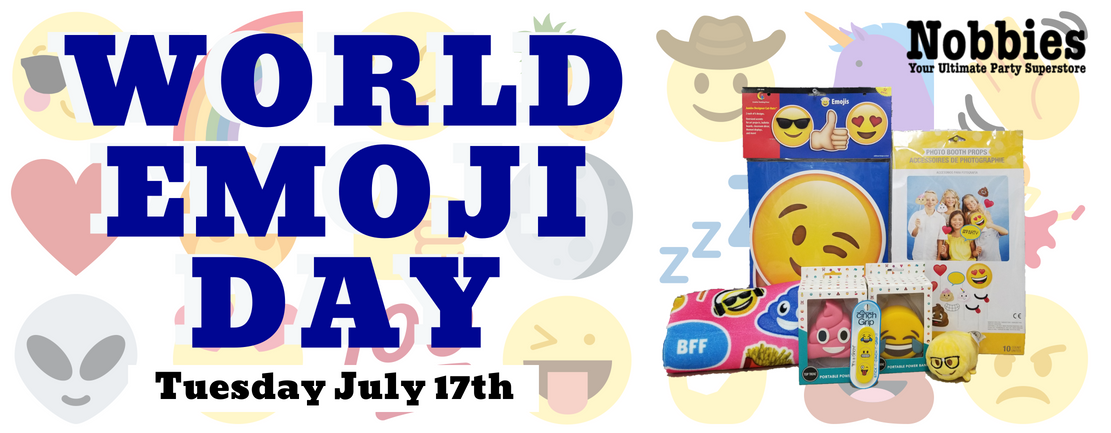 NobbiesParties's tweet photo. Tomorrow is World Emoji day, are you ready? We have tons of emoji products in store and online, shop now! https://t.co/21fV4MyoDm
#NobbiesParties #Nobbies #WorldEmojiDay #Emoji https://t.co/QLnI6IBsb9
