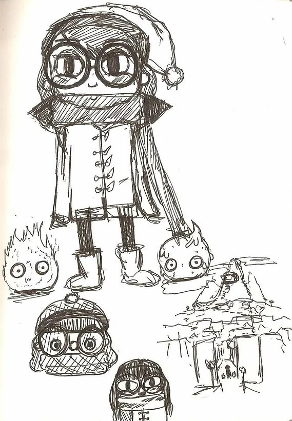 GuidingSprites's tweet photo. Some old sketches of Olive from the original prototype version of the game. She ended up quite short in the final version of the old prototype, because she is playable this time round though we are going to try and make her a bit taller and more capable. #gamedev #indiegame https://t.co/8oaKjGDN5s