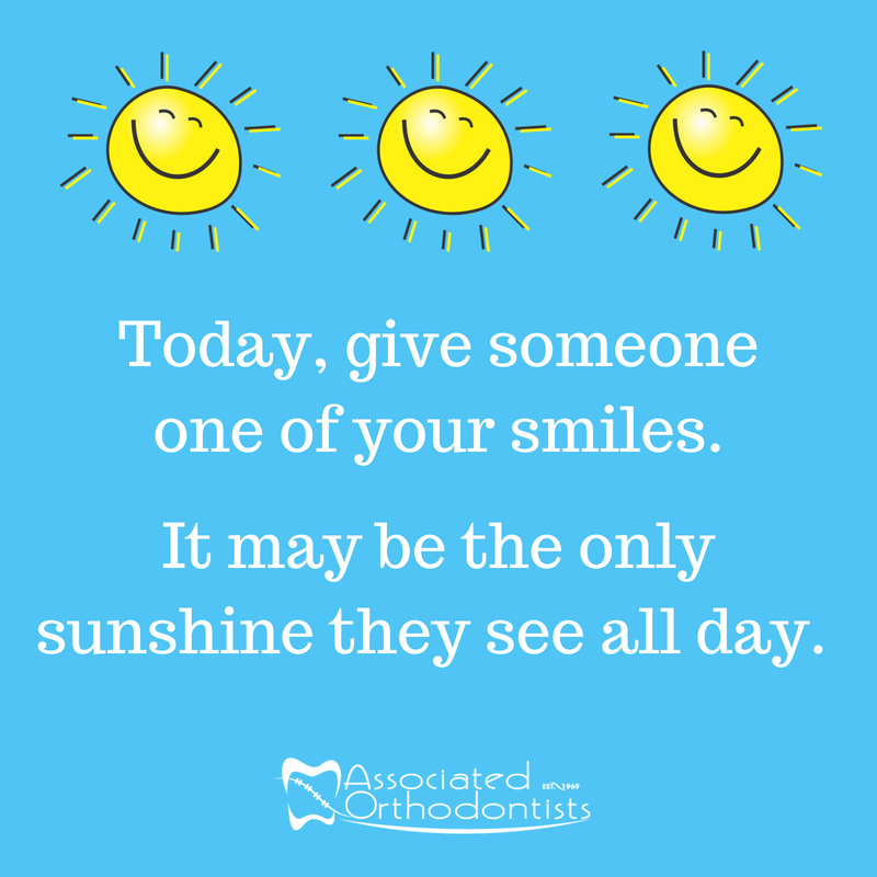 GreatBraces's tweet photo. #MondayMotivation #GiveASmile #CreateSunshine https://t.co/LTCRFZpjZt