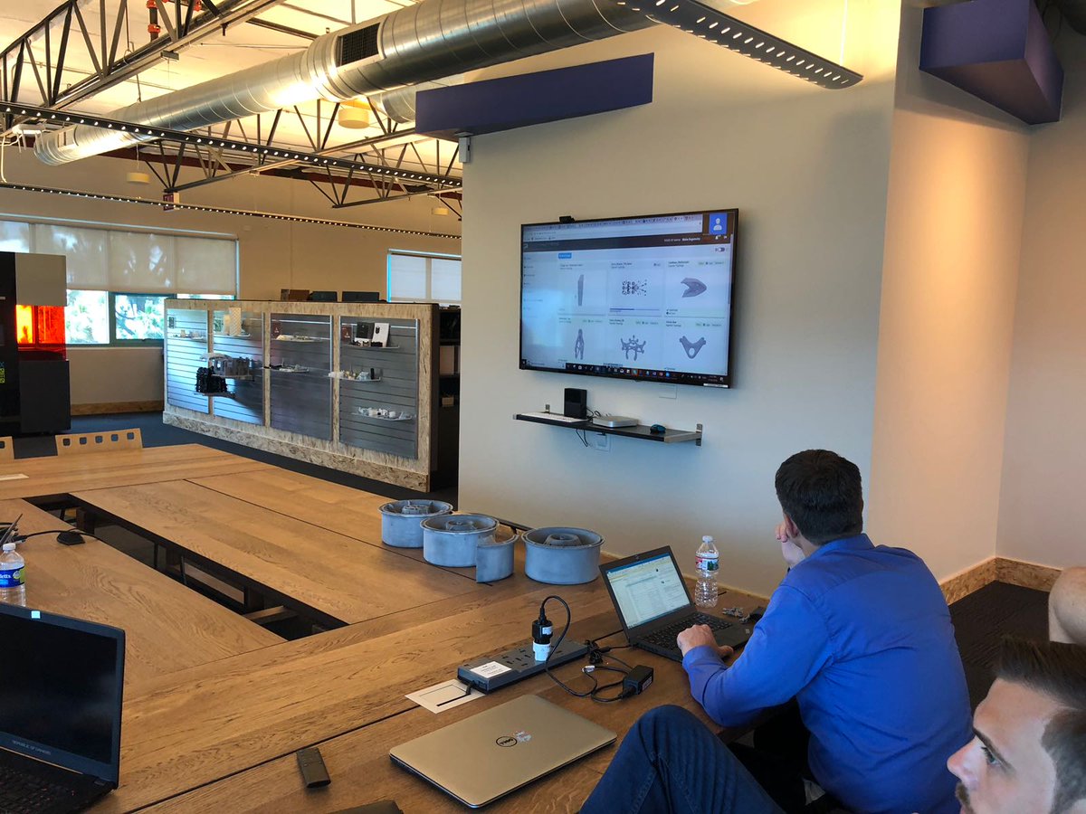 AviReichental's tweet photo. Passionate people discovering new ways to be force multipliers! @TECHNIconnect & @dwssystems hold Design 4 #AddditiveManufacturing Workshop at #DWSSystems' offices in Ventura, CA, w/ @Nexa_3D @NxtFactory @paramatters & #XponentialWorks! #augmentedmanufacturing #3DPrinting https://t.co/8kly4a6Ma7