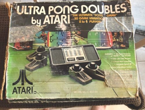 VGDealsRetroUS's tweet photo. Vintage Rare Ultra #Pong Doubles console By #Atari In Original Box Tested Works #retrogaming #ebay 🔥🔗https://t.co/QPIjtqaKCs https://t.co/kZOlWpV9xK