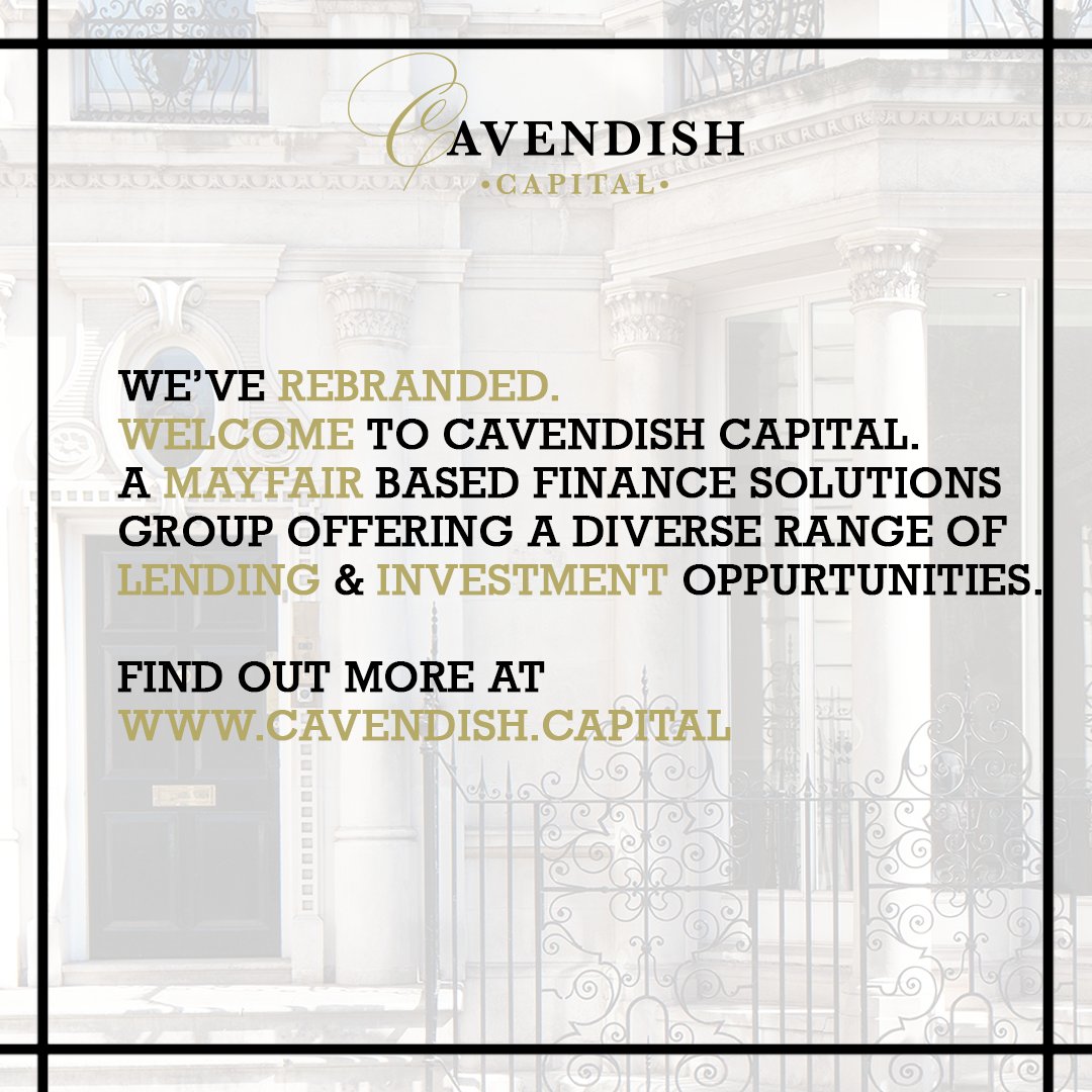 We're proud to announce our #rebrand &amp; launch of Cavendish Capital. Head over to our website &amp; give us a call for more information on our diverse range of financial services: buff.ly/2Jr7pTT #Mayfair #Finance #B2B #B2C