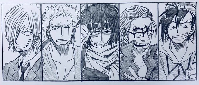 推しの話したら描きたくなるよね(何処かしら似てる気がする) 