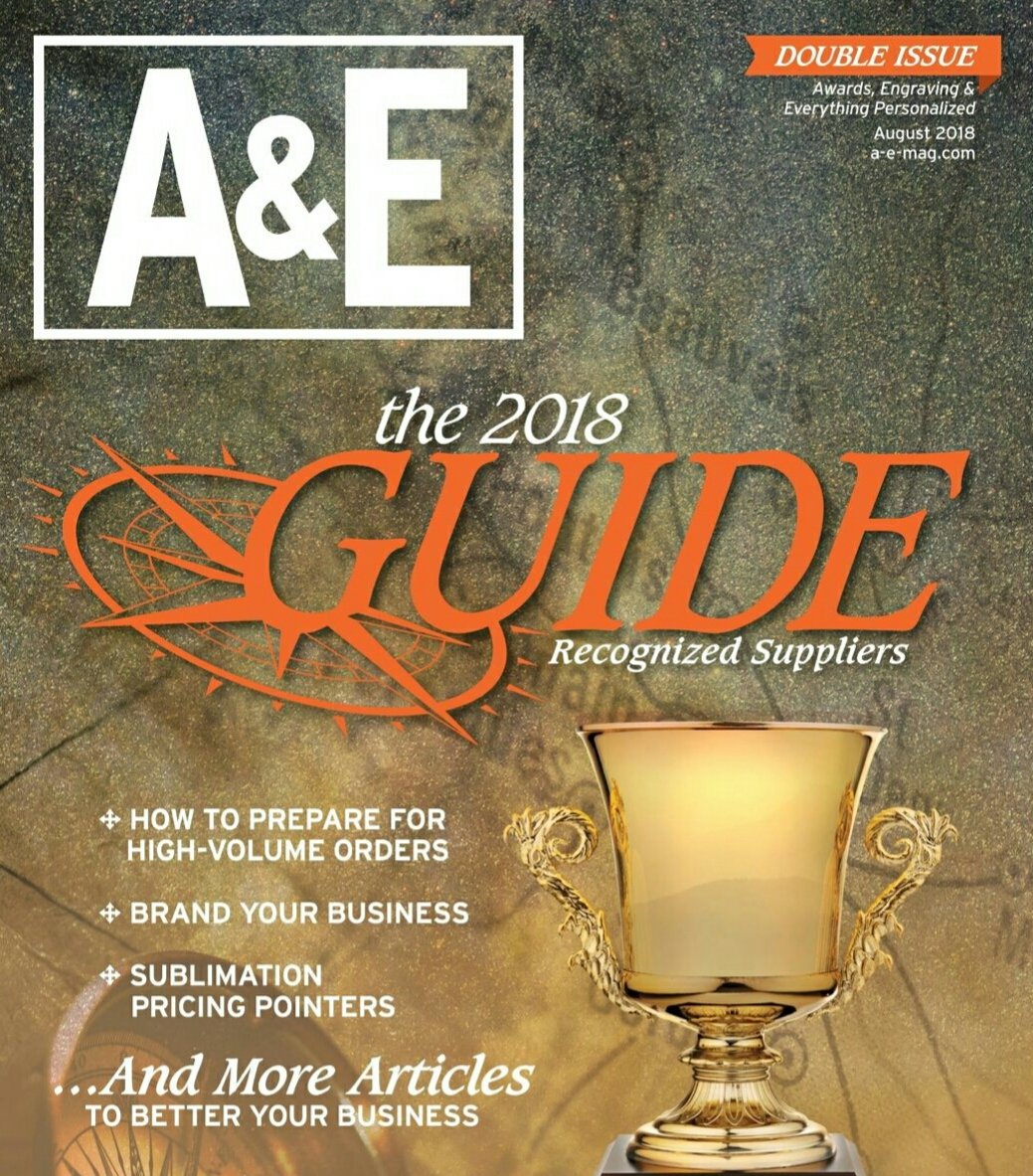 Laser2etch's tweet image. The @AEmagazine 2018 Guide Issue is out today! Have a read for yourself here - read.uberflip.com/i/1003568-augu…

#laserengraving #metaletching #laser2etch #engraving #thenbmshow