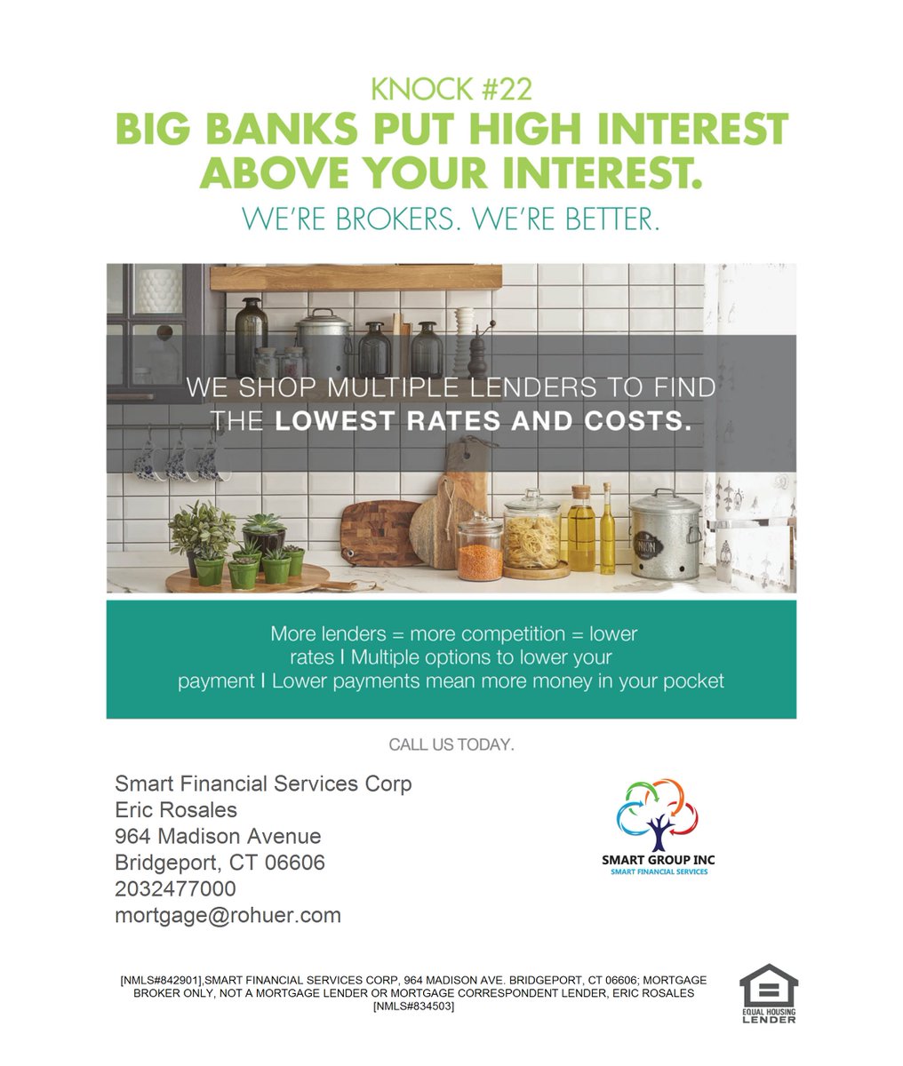 SmartFinancial4's tweet image. Visit us: bit.ly/2Lql0MI We make the process of buying your dream house easier.