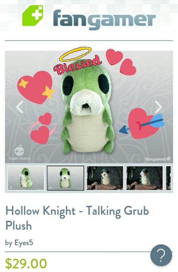 talking grub plush