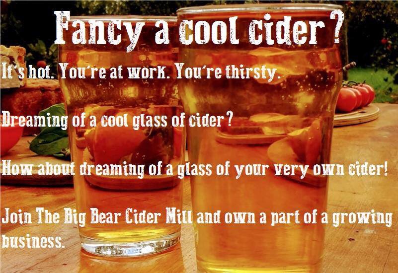 BigBearCider's tweet photo. Join our team at https://t.co/Fdo9xBzNk8
#craftcider #nicecoldone #coolcider #mondayfunday #crowdfunding https://t.co/gTa8j50RMk