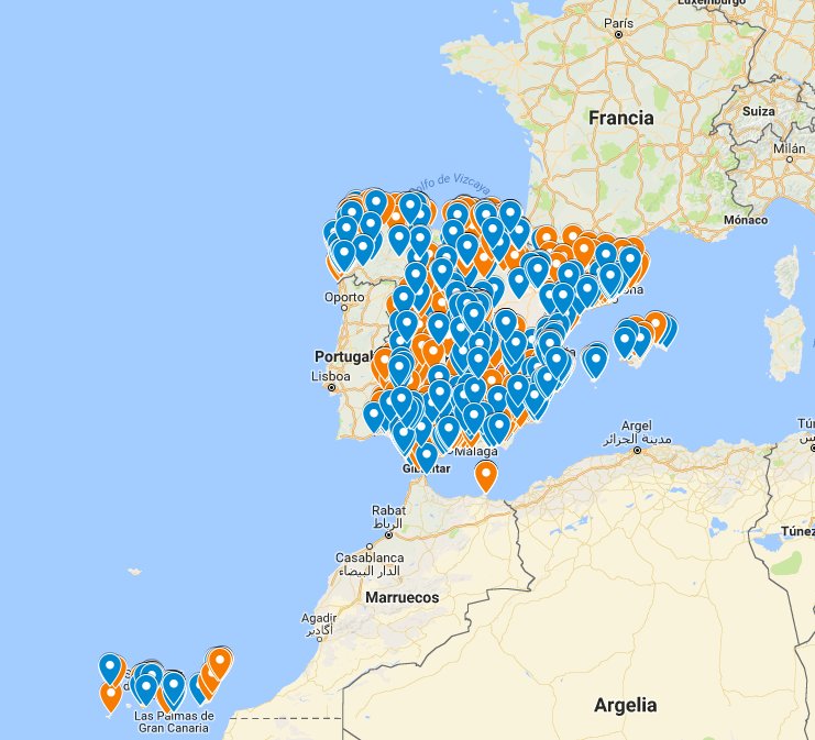 Distribución geográfica de proyectos #ErasmusPlus finalizados o en curso en el sector de la Educación Escolar. <a href="/EUErasmusPlus/">Erasmus+</a> <a href="/CienciaGob/">Ministerio de Ciencia, Innovación y Universidades</a> 
🌍google.com/maps/d/u/0/vie…
