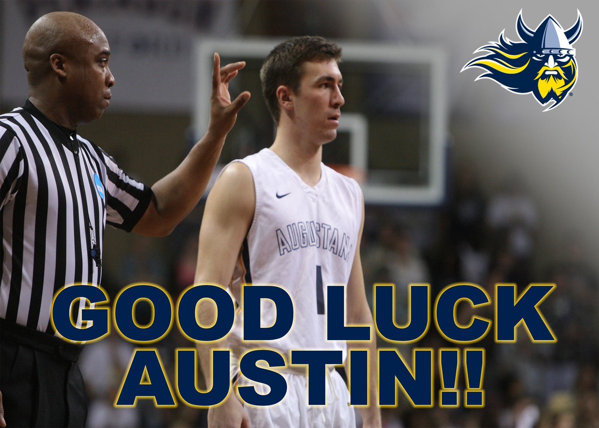 AugieMBB's tweet photo. Good Luck to @Saug13! As he starts a new challenge! Austin is a 2017 graduate from @GoAugie and part of our basketball family. Today is his first day of Medical School!  #WeAreAu #buildingchampions https://t.co/M5OFyMKHiO