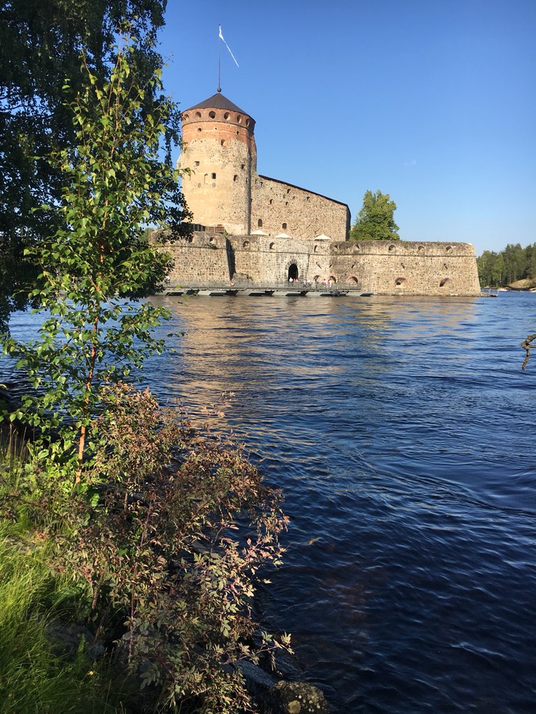 MathiasLofstedt's tweet photo. Had to “escape” #Helsinki to avoid bumping into #TrumpPutin ...luckily there’s an #operafestival going on in the beautiful town on Savonlinna! https://t.co/VoS4Whjklj