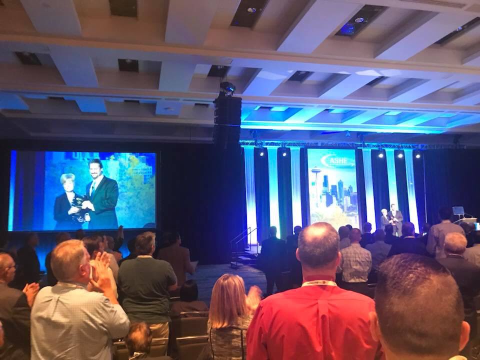MSLHealthcare's tweet photo. Good morning from the @ASHEAHA Annual. Congratulations to our own Susan McLaughlin for being awarded the President’s Award! #ASHEAnnual https://t.co/RjbYVqZwfb