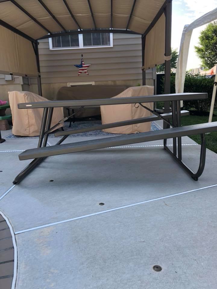 booch19020's tweet photo. @LifetimeProduct  totally disappointed in the welds on this product and Customer Service! I call your CS, to learn the 2 year warranty is over based on the product date, unless I can produce a receipt. Who keeps a receipt after they put it together? https://t.co/HOrIXl7Ghh