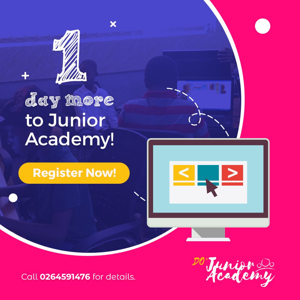 Foundation_DO's tweet photo. Hurray!
We've been waiting for so long!
Tomorrow is the day!
DO Junior Academy.
#I2CanCode #I2CC #Coding https://t.co/6kDwusPRey