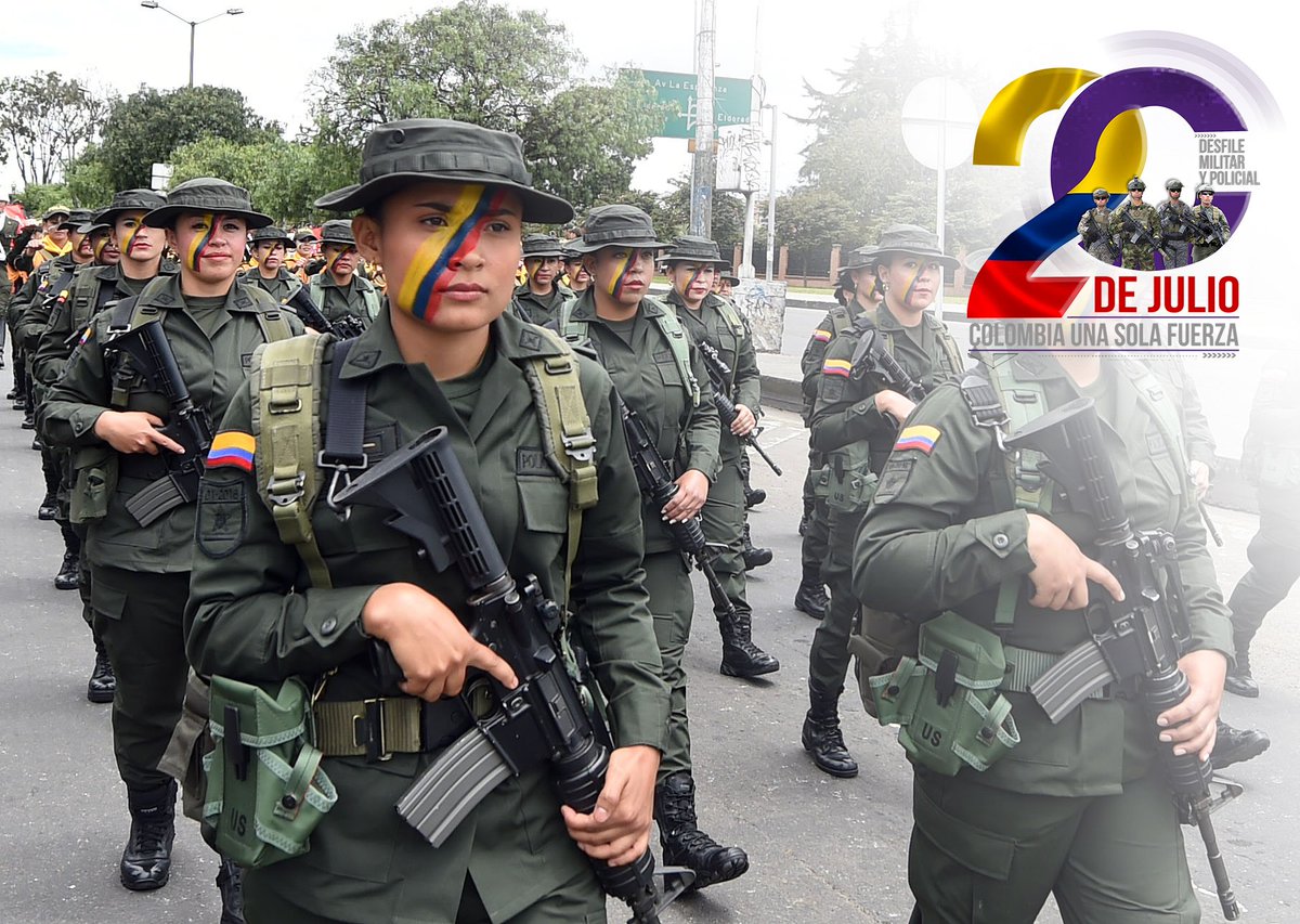 ticquindio's tweet photo. .@FuerzasMilCol y @PoliciaColombia, las Fuerzas de Colombia, las mismas que durante 208 años han llenado de honor y gloria a la Patria #20deJulio #COLOMBIAunasolaFUERZA (Cualquier pieza) https://t.co/KK60Tk0pAd