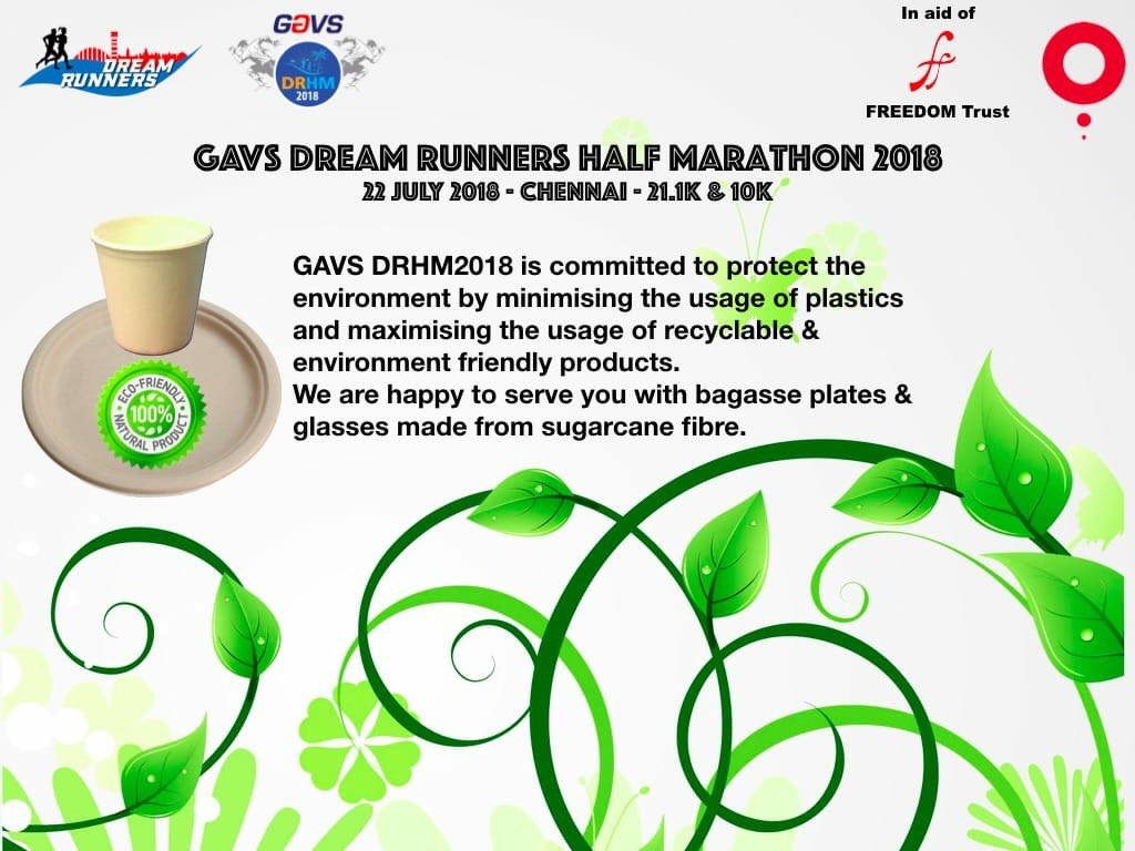DRHM_Chennai's tweet photo. An initiative to protect our environment.  

#GAVSDRHM2018
#RunResponsible
#RunClean https://t.co/0NKGtuvpVq