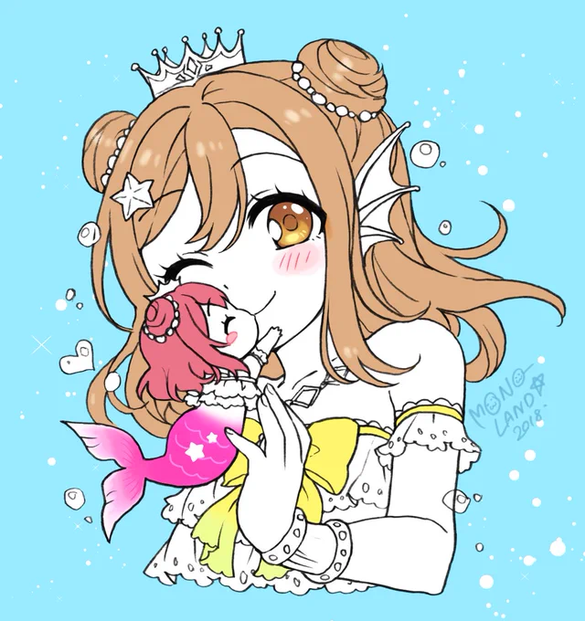 ルビィ色魚❤️まる色魚
#ルビまる #ルビまるずっ友委員会 