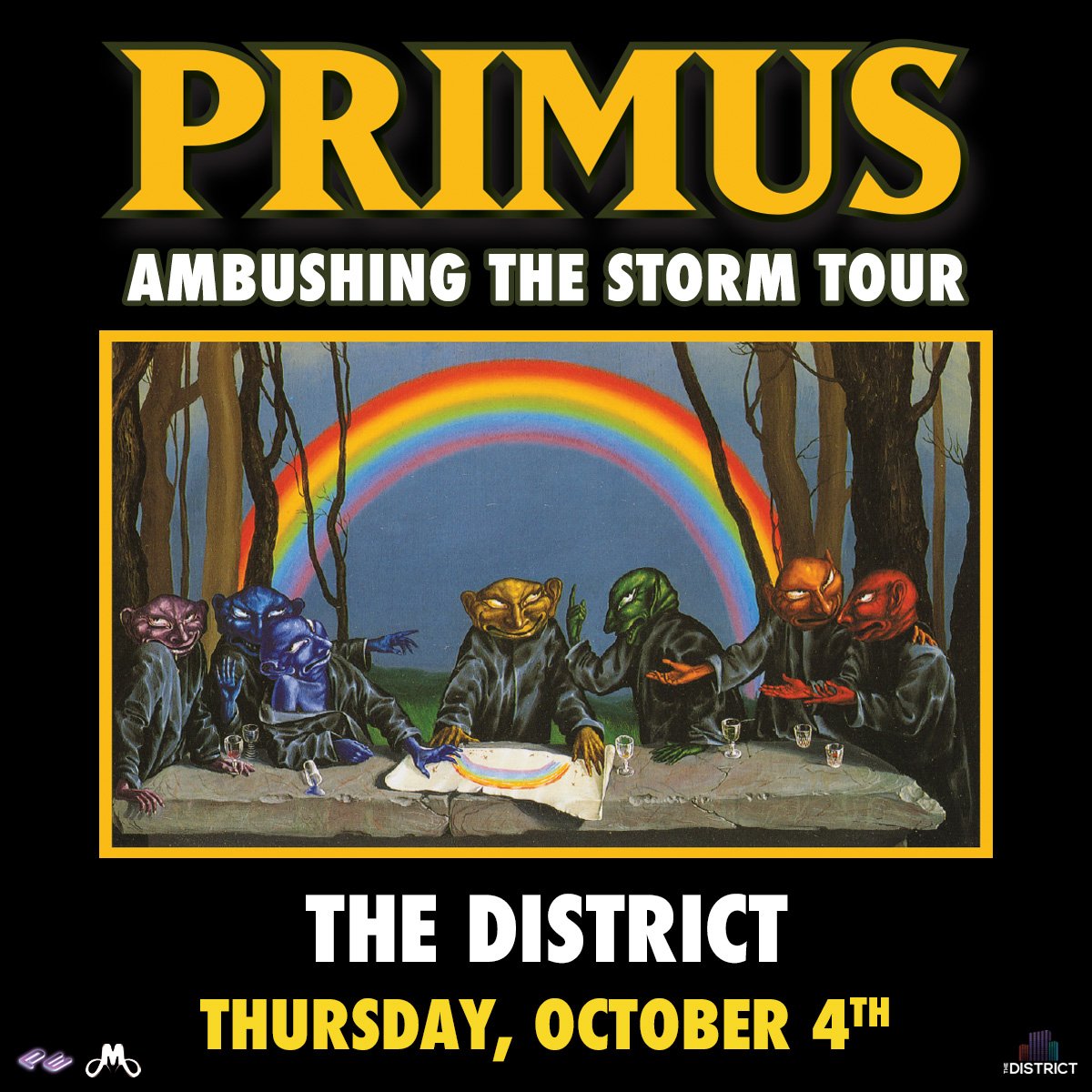 Just Announced: <a href="/primus/">Primus</a> at <a href="/TheDistrictSF/">The District</a> in Sioux Falls on Thursday, October 4th!

Tickets go on-sale this Friday, July 20th at 10:00am &gt;&gt;&gt; bit.ly/2NlzMFn
