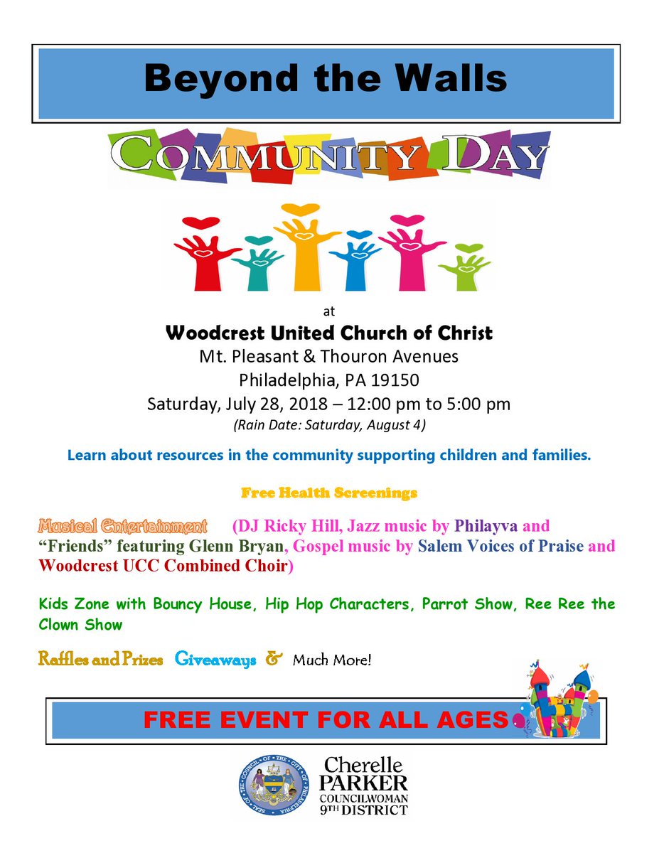 MobileCPR's tweet photo. Want to learn FREE CPR & AED training? Join us at Woodcrest United Church of Christ on Saturday, July 28! 12:00pm- 5:00pm
#mobilecprproject @mobilecpr @MobileCPR #cpr #philly https://t.co/33oKNmpG6Z
