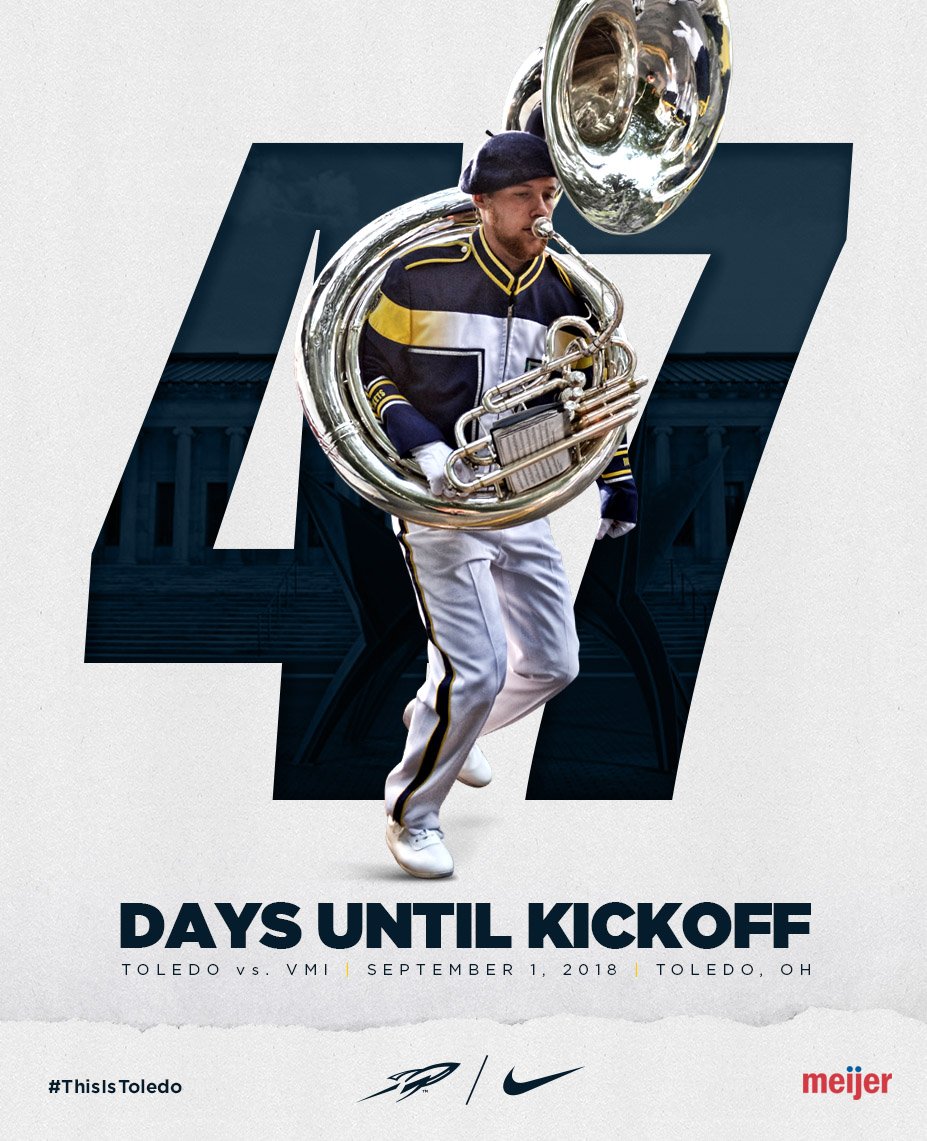 ToledoRockets's tweet photo. 47 days! #ThisIsToledo https://t.co/NAJcBBmIu1