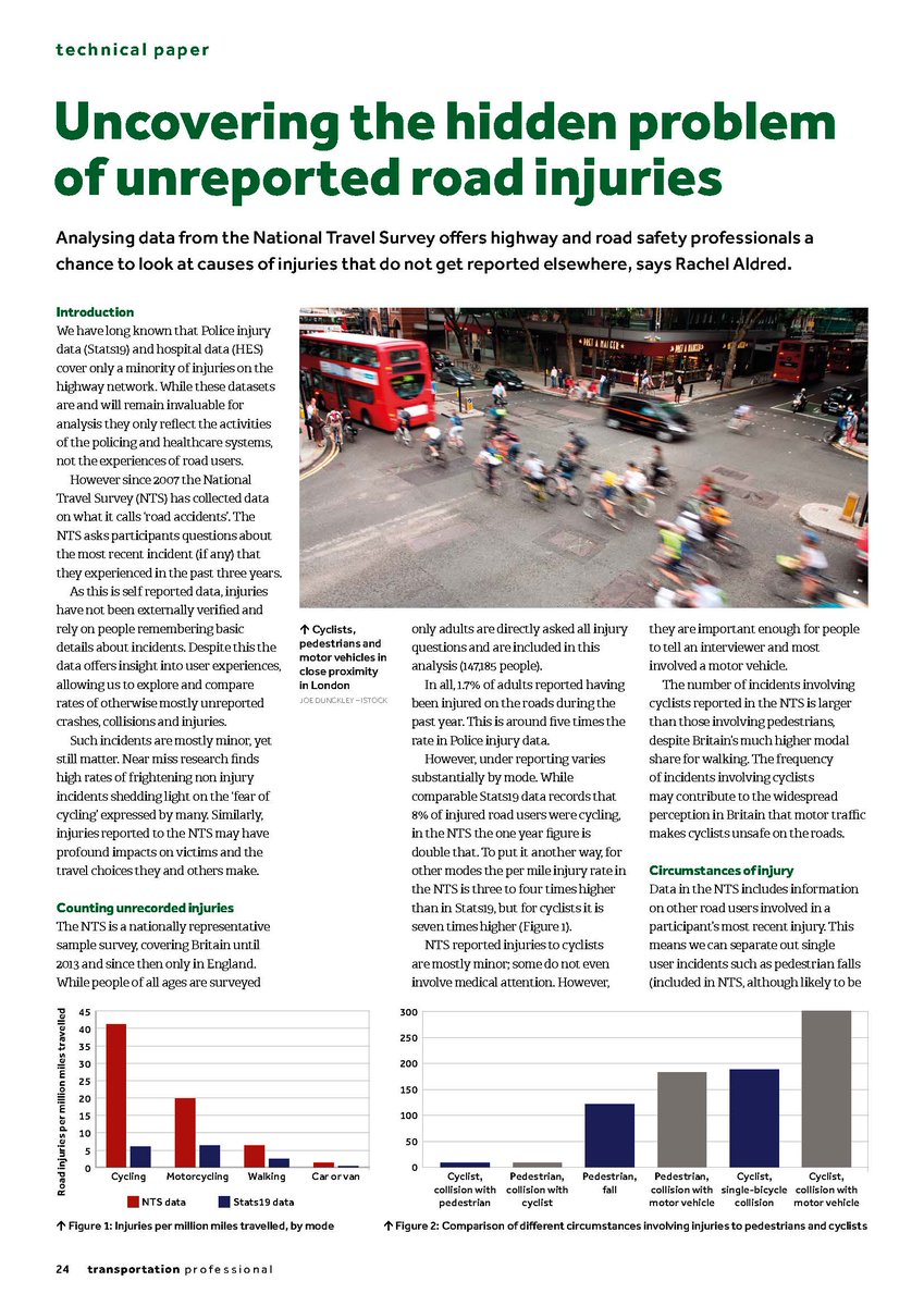 Page 1, 'uncovering the hidden problem of unreported road injuries'. Happy to send an accessible version on request.