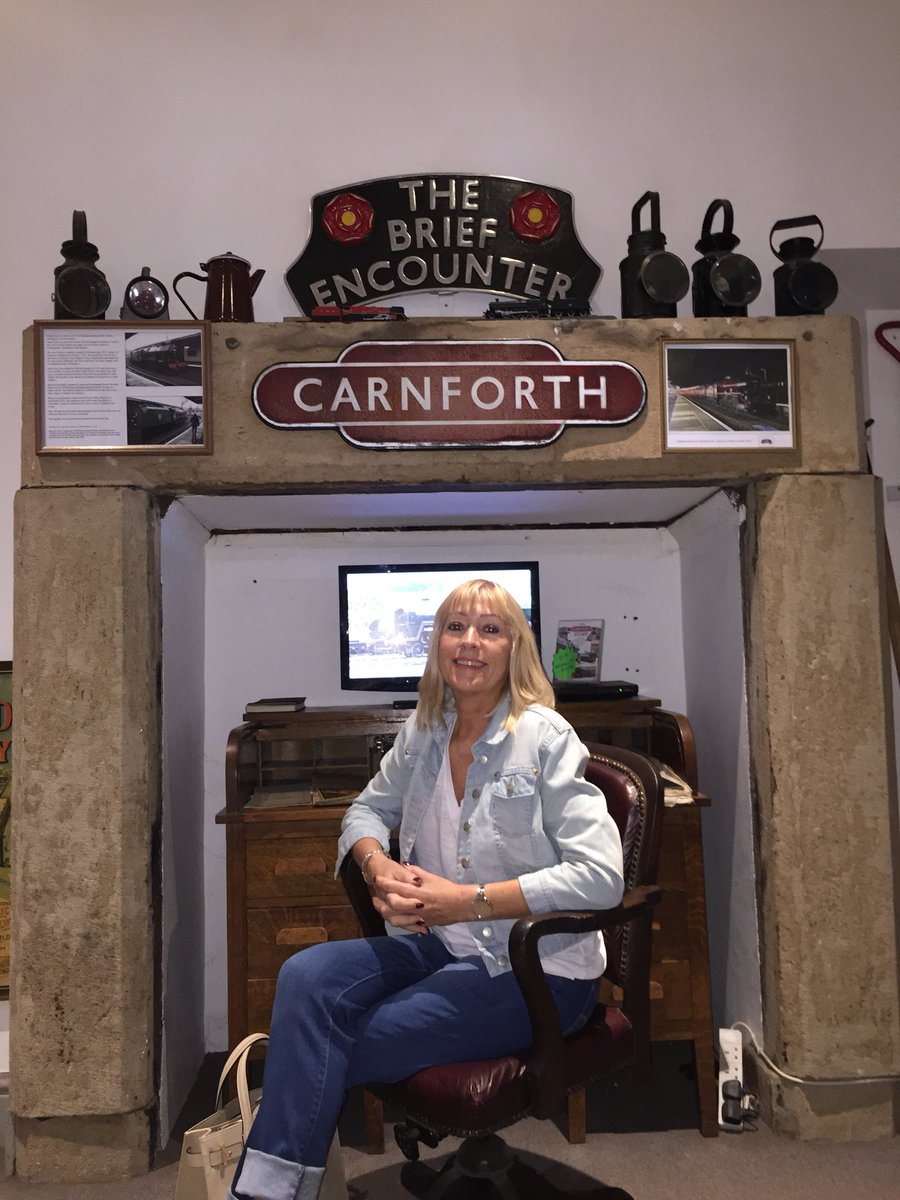 paul2stevens's tweet photo. @hils2dawn living the #briefencounter dream! #Carnforth #Carnforthstation #hillsonholls https://t.co/S1PjnC4ojJ