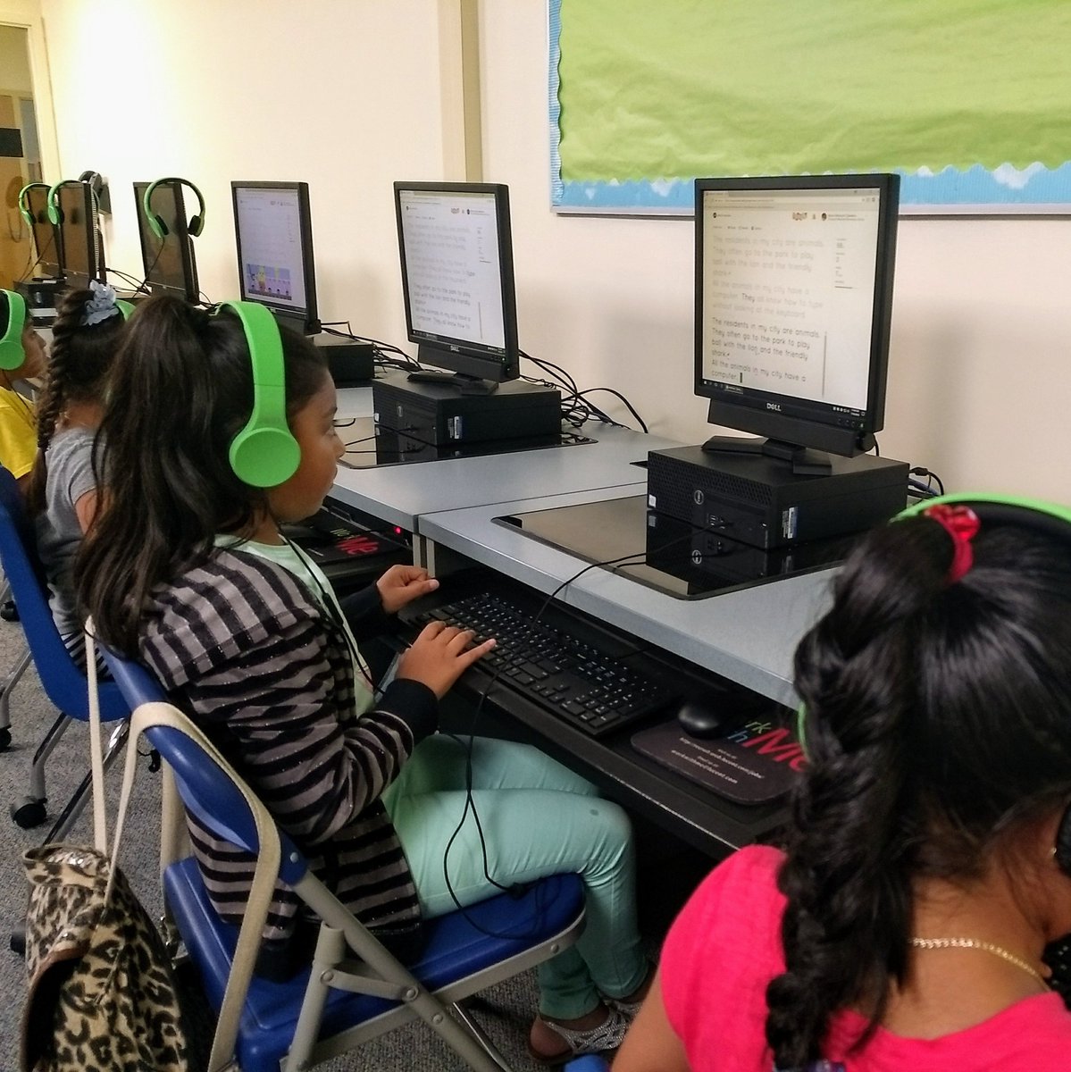 PatErrico's tweet photo. 3rd graders in #SummerSchool2018 working on their keyboarding skills with @typingpal and...

 Having fun at the same time!
@napolitania21 @Asbury_ParkSD https://t.co/wiuyPDBq0C