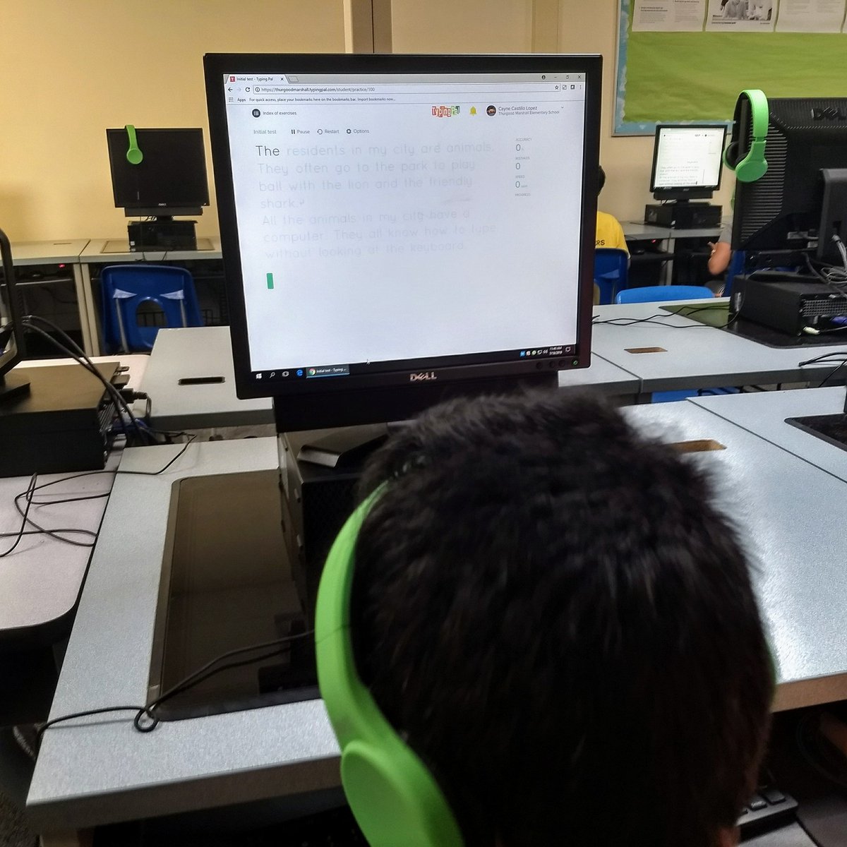 3rd graders in #SummerSchool2018 working on their keyboarding skills with <a href="/typingpal/">Typing Pal</a> and...

 Having fun at the same time!
@napolitania21 <a href="/Asbury_ParkSD/">Asbury Park Schools</a>