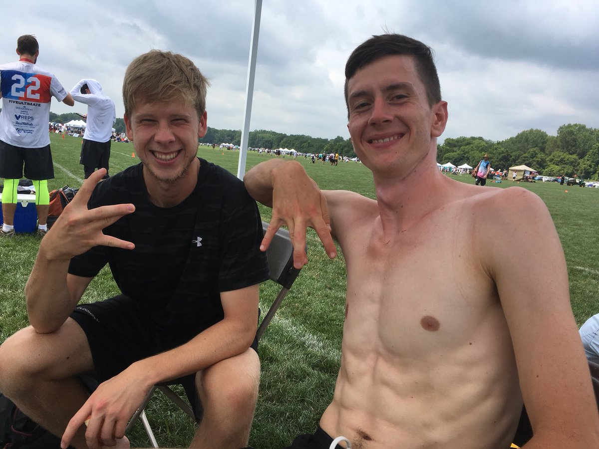 Erdferkel_MR's tweet photo. Great win vs. Friskee from Sydney! 15-10. Next game at 1pm (19.00 German time) vs. Disctèrics from Girona. #EM #erdferkelincincy #wucc2018 https://t.co/Wu2kP4mdqn