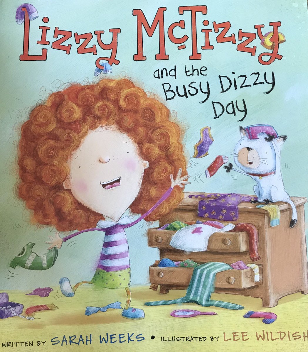 AuthorWeeks's tweet photo. Just got F&amp;G’s for my new picture book! Coming out April 2019, available for pre-order now! #Lizzy McTizzy #ADHD #be yourself https://t.co/bH09LN06bx