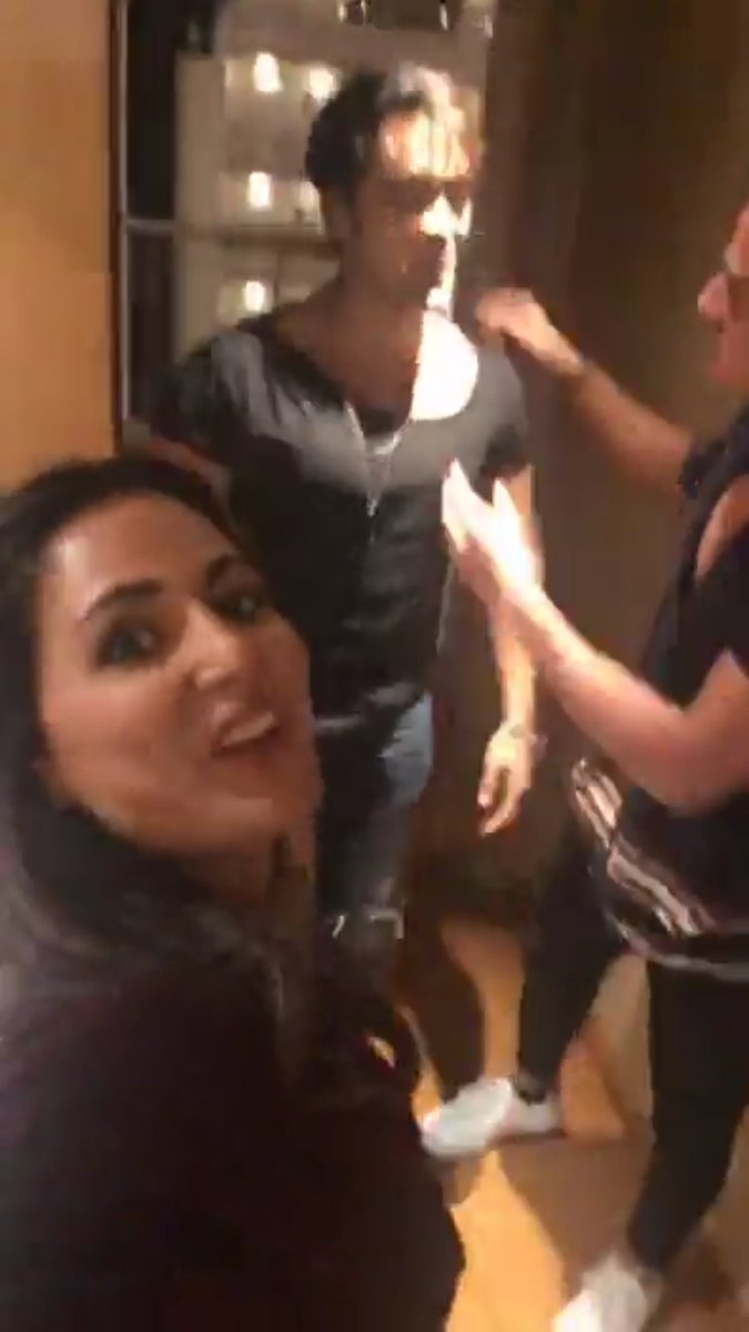 Hinaholics's tweet photo. The most awaited moment is here finallyππ
#Luvinank #Priluvina are together for the first time after BB..
@eyehinakhan
@ipriyanksharmaa @LuvTya6i
How did u react to this pleasant surprise? https://t.co/Y4S30nOCuq