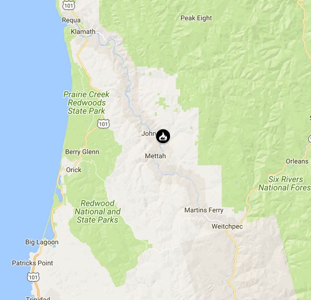CAL_FIRE's tweet image. #JohnsonFire [final] off Highway 169 in Pecwan (Humboldt County) is 100% contained at 16 acres.