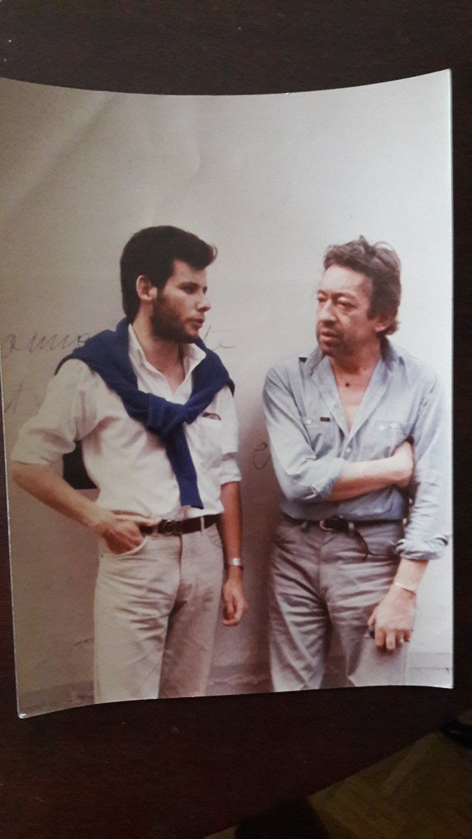 multichazal's tweet photo. Tu étais bien jeune Gégé avec Gainsbourg, çà change avec Olivier Marchal ! https://t.co/xiAEPJ7SOc