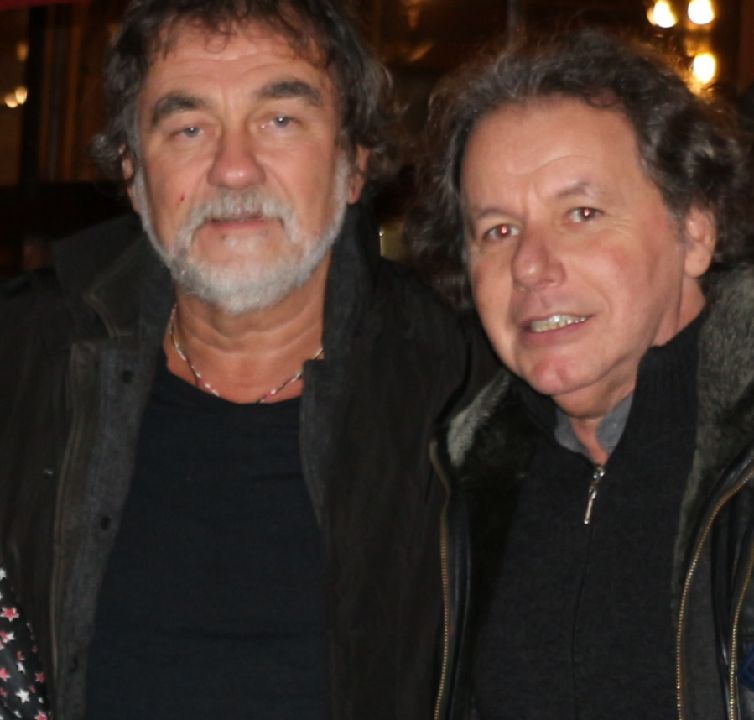 multichazal's tweet photo. Tu étais bien jeune Gégé avec Gainsbourg, çà change avec Olivier Marchal ! https://t.co/xiAEPJ7SOc