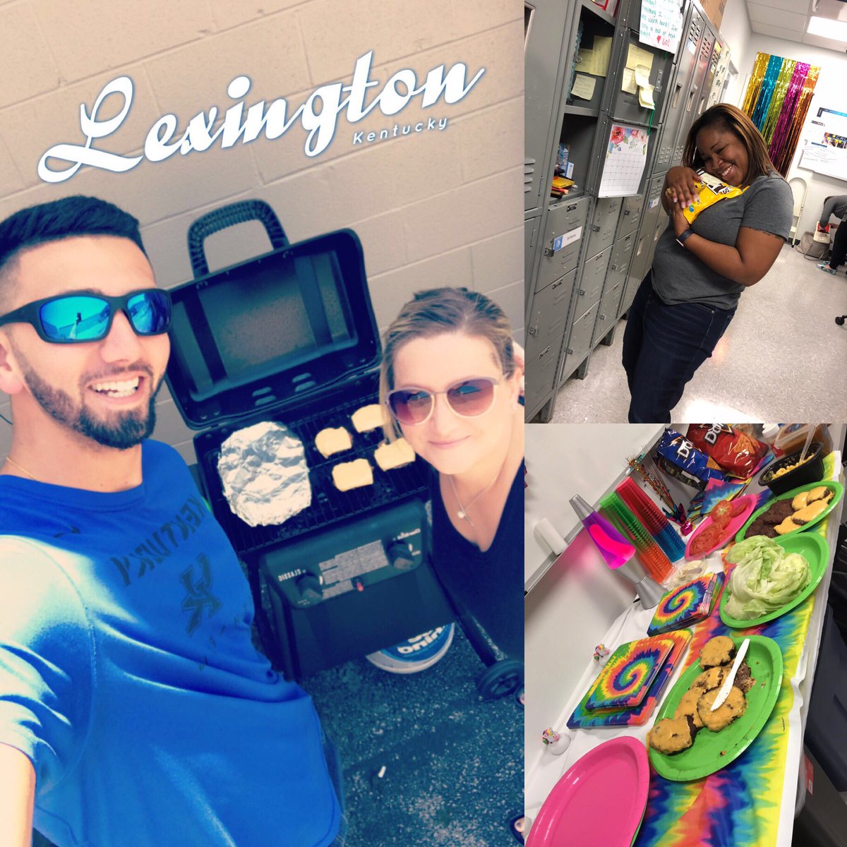 NobilitySquad's tweet photo. @TheBurgRetail knows CRU. Absolutely CRUshed the business game last month and killing it again this month. Our small business rep CHRISTINA stopped by and grilled out some food to celebrate the success. @HeartlandStates @_Shelley_G https://t.co/1l9lszKiY8