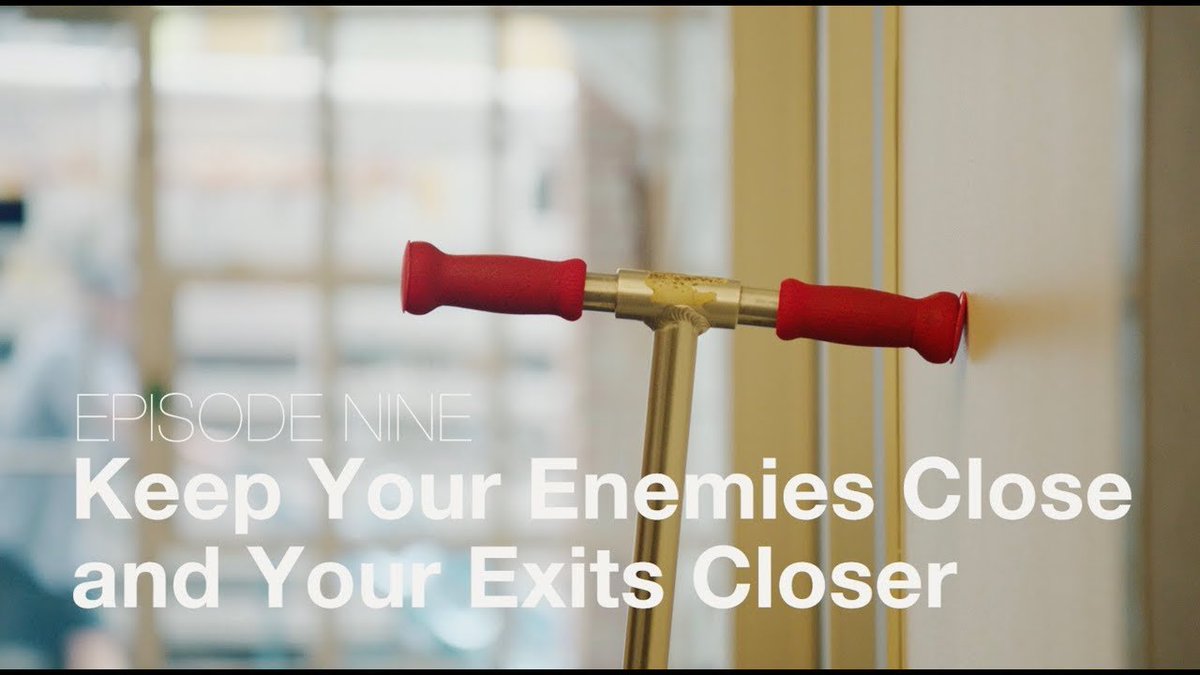 "I am mentoring very, very hard"
Ep 09 - Keep Your Enemies Close and Your Exits Closer | Bubbleproof
youtu.be/bd_DfayOR6k