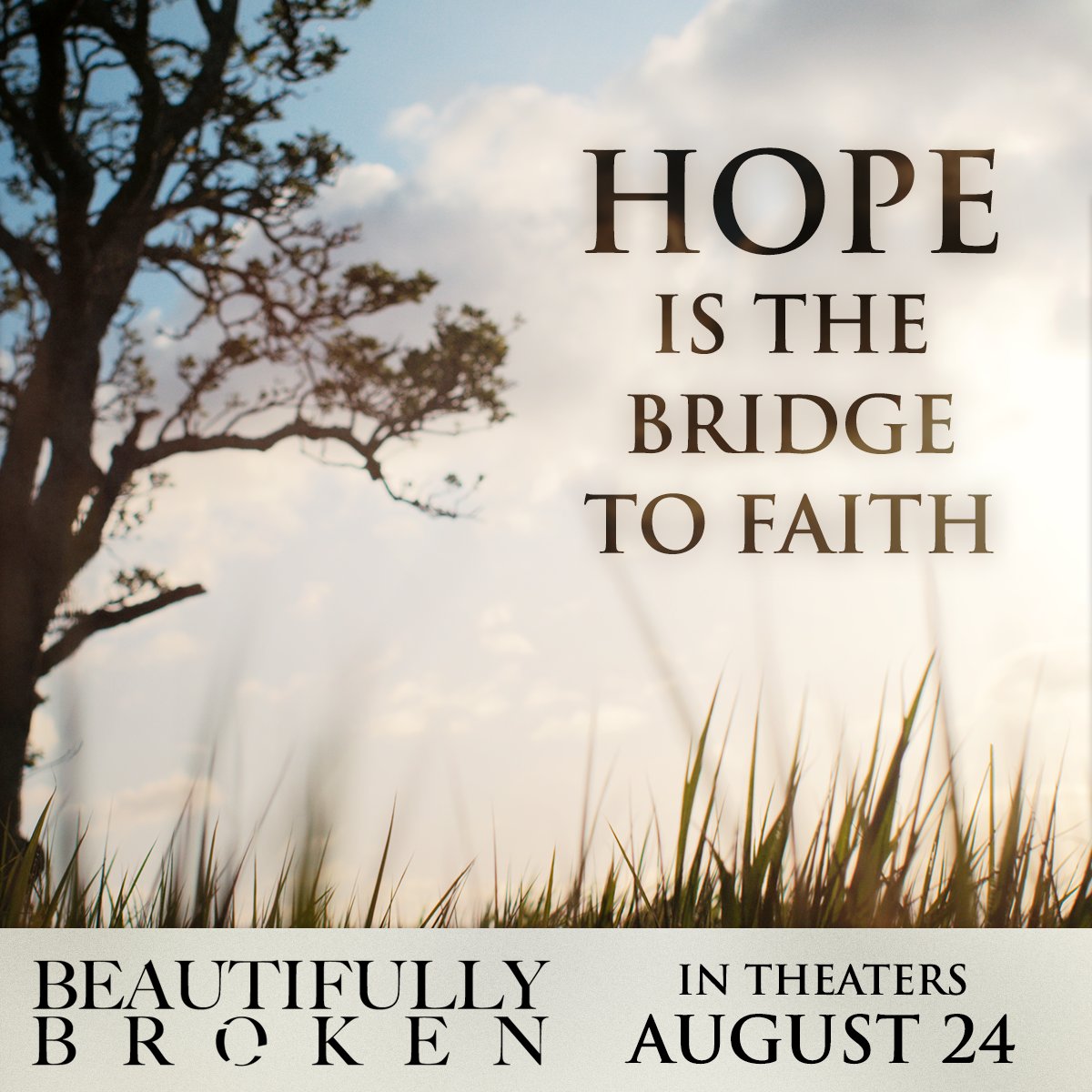 BBrokenMovie's tweet photo. "May the God of hope fill you with all joy and peace as you trust in him, so that you may overflow with hope by the power of the Holy Spirit." Romans 15:15 #BeautifullyBroken #inspiration #bbroken https://t.co/uZqZDYEqCw