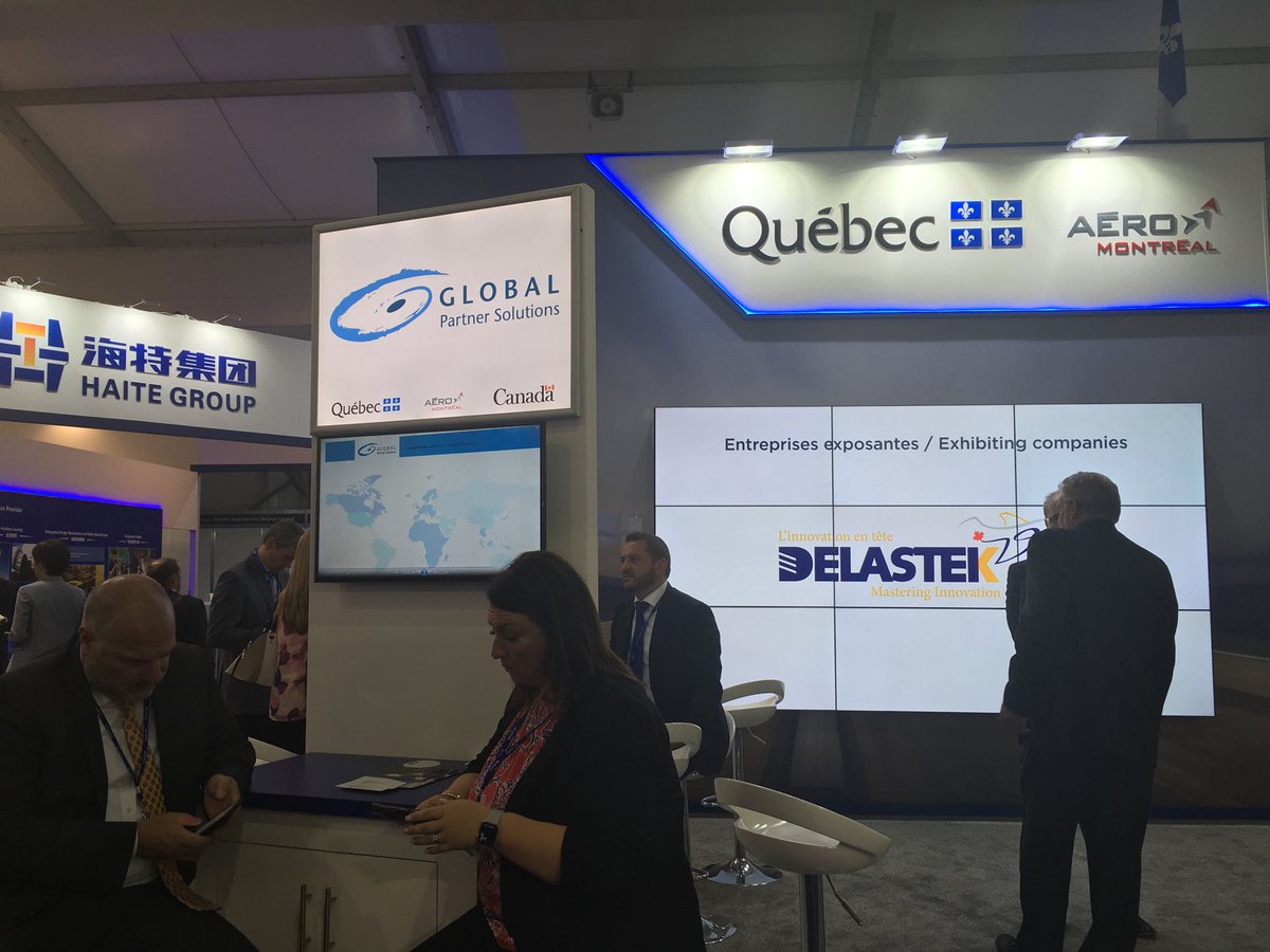 QuebecUK's tweet photo. The Espace #Québec is ready for 4 days of productive meetings (Hall 4 - 4638). https://t.co/pTE4Kz4KFy #FIA18qc #ExportQuébec #DGQL https://t.co/3FctFSjiwm