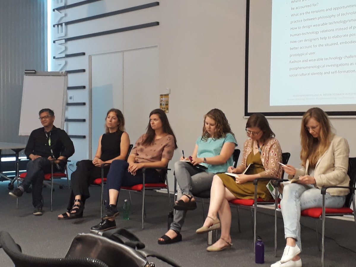 shauser_'s tweet image. I co-organized a panel with design researchers engaging with Postphenomenology and the Philosophy of Technology at #phtr2018. With @ronwakkary, @hrwiltse, @Pauline_Dongen, Lianne Toussaint, &amp;amp; Holly Robbins at #phtr2018. It was great fun and success!