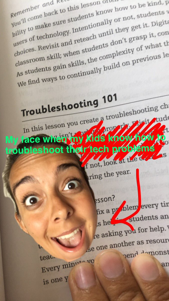walzsroom's tweet photo. OMG. This lesson is such a major one for students AND adults. We all need to know how to find the answer to problems without running to someone before stopping and thinking. #amplifyelliott #technologyineducation https://t.co/TwAsIK2e7j