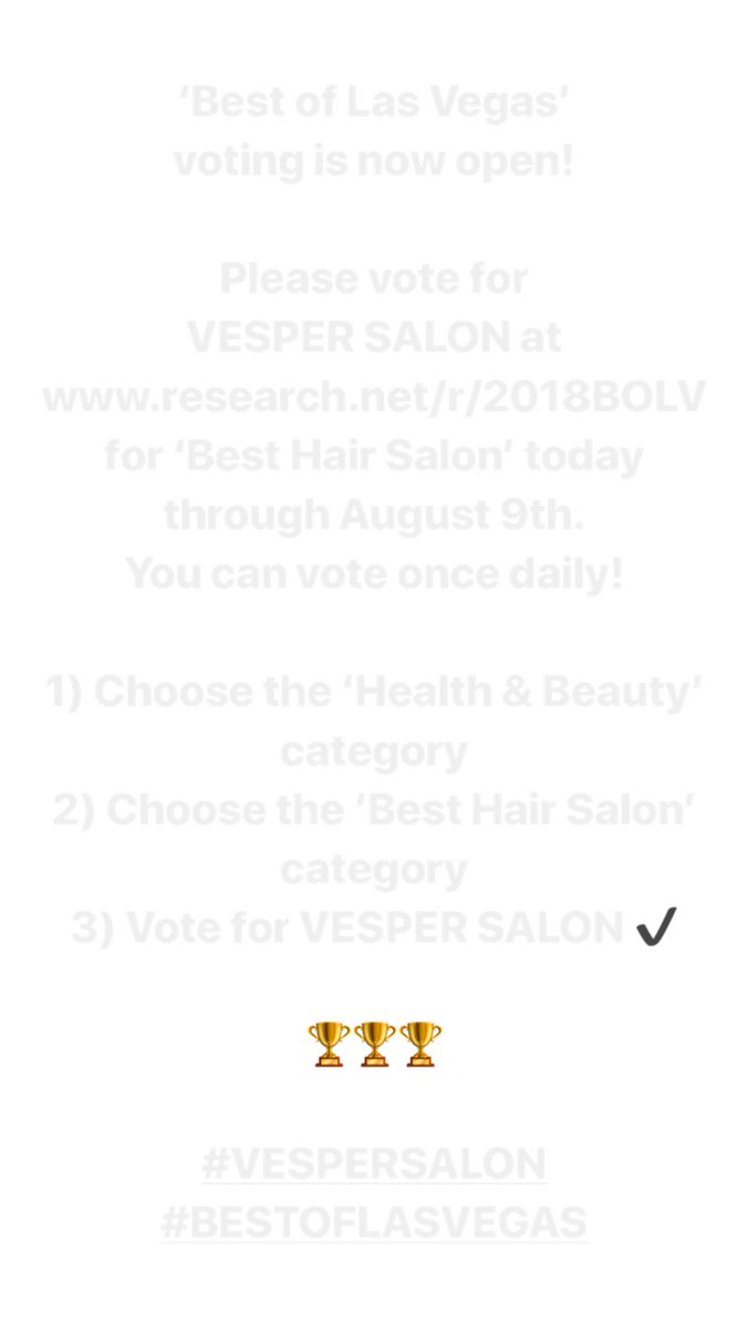 VesperSalon's tweet photo. #VESPERSALON #BESTOFLASVEGAS https://t.co/NAJsaW4Yoc