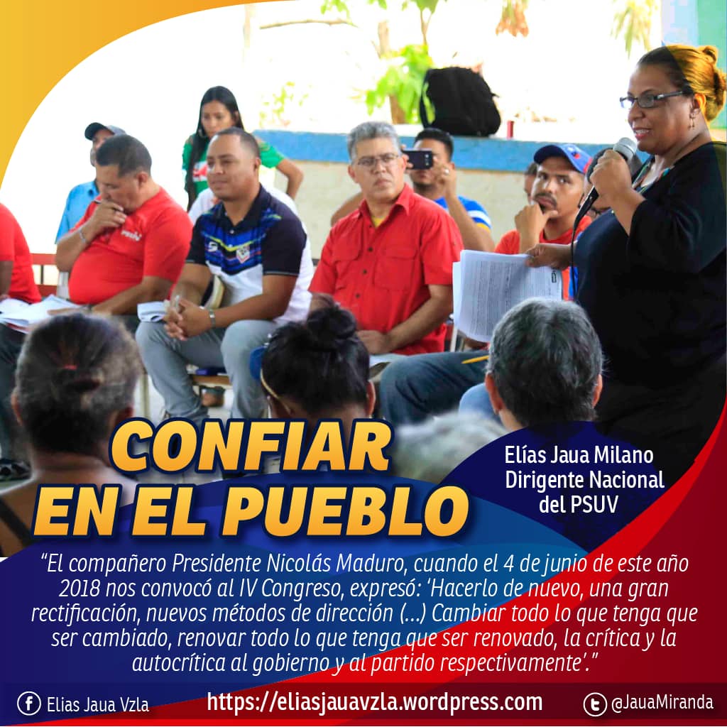 CONFIAR EN EL PUEBLO | Domingo 15 de julio de 2018, día de los niños y las niñas, vaya la bendición y nuestro compromiso para ellos y ellas de seguir luchando por un mundo nuevo donde tengan todos los derechos para ser felices <a href="/JauaMiranda/">Elías Jaua</a>