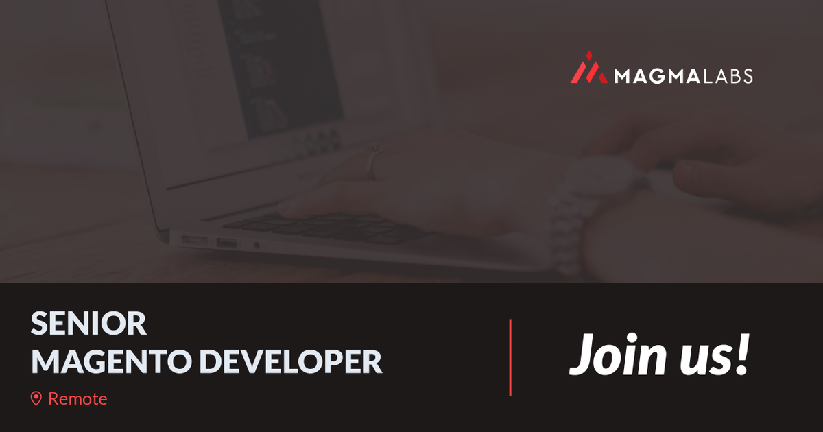 weareMagmaLabs's tweet photo. #WeAreHiring 
Senior #Magento #Developer
Join us! 😎😃 #WeAreMagma https://t.co/DOPNBEjJB4 https://t.co/HprB7qNsnH