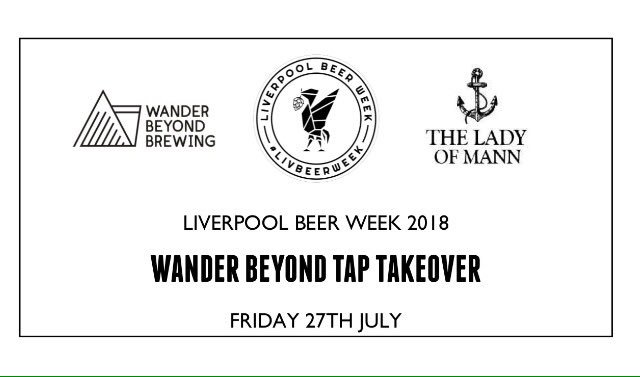 LadyOMann's tweet photo. Friday 27th July @wanderbeyond_  tap takeover @LadyOMann for @LivBeerWeek 4 x keg &amp; 3 x cask! #CraftBeer #caskale #liverpool #liverpoolbeerweek 🍻 https://t.co/r6m03q5Q6H