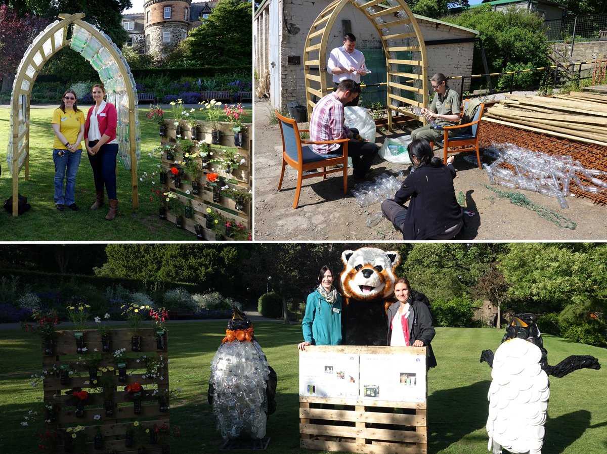 rzss's tweet photo. The #RZSS Green Team are #VIBES2018 finalists! We’re thrilled to have this opportunity to continue to promote the many ways our visitors can help tackle plastic waste. Find out more about @VIBES_Awards https://t.co/ZhxLKjN0pp
#PawsVsPlastic https://t.co/H9gM00lNtm
